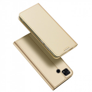 Калъф тип книга DUX DUCIS Skin Pro - Xiaomi Poco C40 златист - Img 1