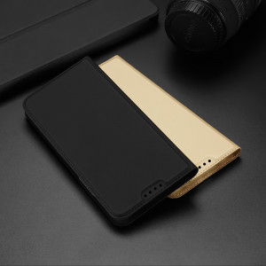 Калъф тип книга DUX DUCIS Skin Pro - Xiaomi Poco C55 / Redmi 12C Cover златист - Img 13
