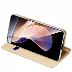 Калъф тип книга DUX DUCIS Skin Pro - Xiaomi Poco M4 Pro 5G златист - Img 6