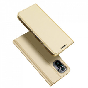 Калъф тип книга DUX DUCIS Skin Pro - Xiaomi Redmi Note 10 / 10s златист - Img 1