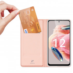 Калъф тип книга DUX DUCIS Skin Pro - Xiaomi Redmi Note 12 4G розов - Img 2