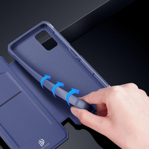 Калъф тип книга DUX DUCIS Skin X - Samsung Galaxy A03s син - Img 10