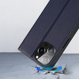 Калъф тип книга DUX DUCIS Skin X2 - iPhone 14 Pro Max син - Img 12