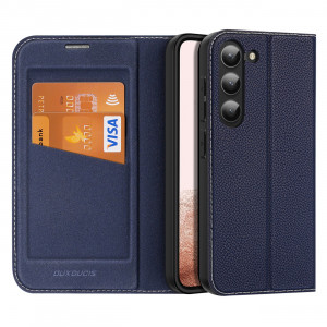 Калъф тип книга DUX DUCIS Skin X2 - Samsung Galaxy S23+ син - Img 1