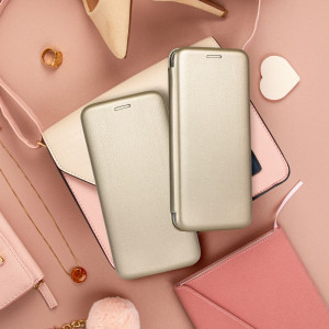 Калъф тип книга FORCELL Elegance - Samsung Galaxy S23 златист - Img 8