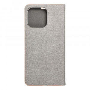 Калъф тип книга FORCELL Luna Gold - iPhone 15 Plus сребрист - Img 2