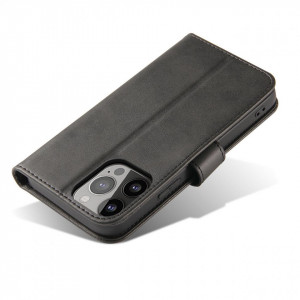 Калъф тип книга Magnet Elegant - iPhone 14 Pro Max черен - Img 5