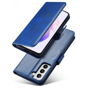 Калъф тип книга Magnet Elegant - Samsung Galaxy S22+ син - Img 19