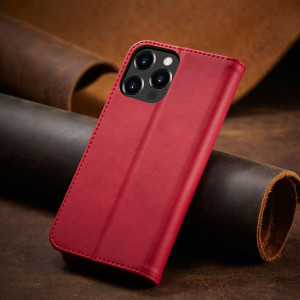 Калъф тип книга Magnet Fancy - iPhone 14 Pro червен - Img 14