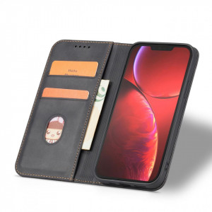 Калъф тип книга Magnet Fancy - iPhone 14 Pro черен - Img 4