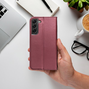 Калъф тип книга Smart Magneto - Samsung Galaxy S23+ бордо - Img 4