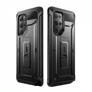 Калъф 360° със стойка, протектор и клипс SUPCASE Unicorn Beetle Pro - Samsung Galaxy S22 Ultra черен - Img 2