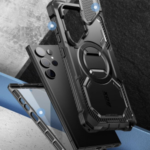Калъф 360° с покритие за камерата SUPCASE IBLSN Armorbox MagSafe - Samsung Galaxy S24 Ultra черен - Img 3