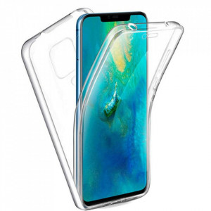 Калъф 360° с твърд гръб - Huawei P20 lite прозрачен - Img 1