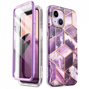 Калъф 360° SUPCASE Cosmo - iPhone 14 Plus лилав мрамор - Img 1