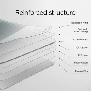 Комплект от 2 бр. Закален стъклен протектор SPIGEN Glas. Tr Slim за Nintendo Switch OLED - Img 3