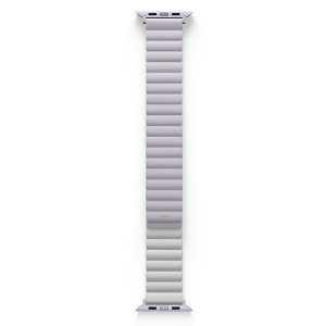 Магнитна двулицева каишка UNIQ Revix - Apple Watch 41mm Series 9 / 41mm Series 8 / 41mm Series 7 / 40mm Series 6 / 40mm SE / 40mm Series 5 / 40mm Series 4 / 38mm Series 3 / 38mm Series 2 люляк / бяла - Img 8