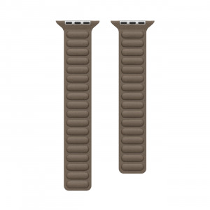 Магнитна каишка DUX DUCIS BL - Apple Watch 41mm Series 9 / 41mm Series 8 / 41mm Series 7 / 40mm Series 6 / 40mm SE / 40mm Series 5 / 40mm Series 4 / 38mm Series 3 / 38mm Series 2 / 38mm (1st gen) тъмносив - Img 3