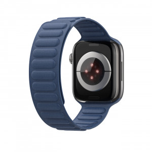 Магнитна каишка DUX DUCIS BL - Apple Watch 41mm Series 9 / 41mm Series 8 / 41mm Series 7 / 40mm Series 6 / 40mm SE / 40mm Series 5 / 40mm Series 4 / 38mm Series 3 / 38mm Series 2 / 38mm (1st gen) син - Img 2