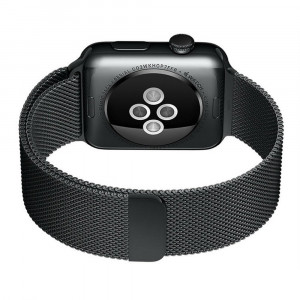 Магнитна стоманена каишка Magnetic - Apple Watch 7 45mm червен - Img 12