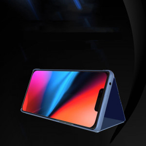 Огледален калъф тип книга Clear View - iPhone 13 Pro Max черен - Img 2