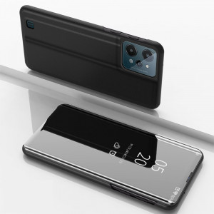 Огледален калъф тип книга Clear View - Realme C31 черен - Img 2