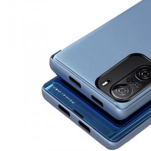 Огледален калъф тип книга Clear View - Xiaomi Mi 11i / Mi 11X / Poco F3 / Redmi K40 / K40 Pro / K40 Pro Plus син - Img 8