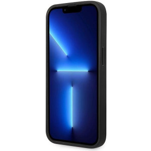 Оригинален гръб от еко кожа BMW Leather Diamond MagSafe BMHMP14L22RFGR - iPhone 14 Pro бургундско червен - Img 5