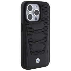 Оригинален гръб от еко кожа BMW Leather Seats - iPhone 15 Pro Max черен - Img 4