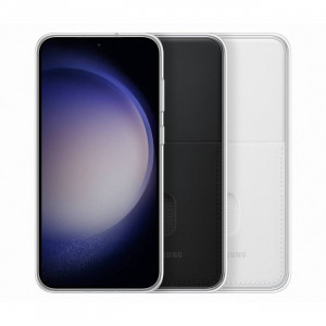 Оригинален гръб със сменяема пластина с джоб за карта SAMSUNG Frame (EF-MS916CWEGWW) - Samsung Galaxy S23+ бял - Img 8