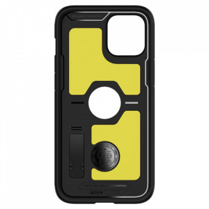 Оригинален гръб със стойка SPIGEN Tough Armor - iPhone 12 / 12 Pro черен - Img 4