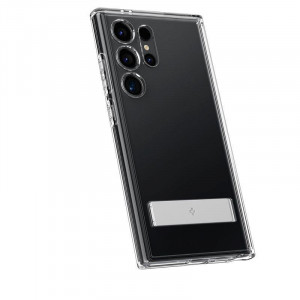 Оригинален гръб със стойка SPIGEN Ultra Hybrid S - Samsung Galaxy S24 Ultra прозрачен - Img 9