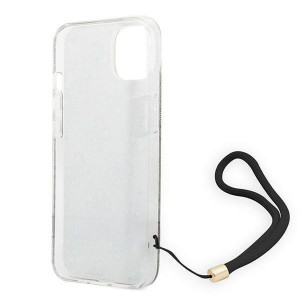 Оригинален гръб с гривна GUESS 4G Print Strap GUOHCP14SH4STW - iPhone 14 кафяв - Img 7