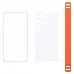 Оригинален гръб с лента SAMSUNG Haze Grip (EF-XA54 5G6CWEGWW) - Samsung Galaxy A54 5G бял - Img 7