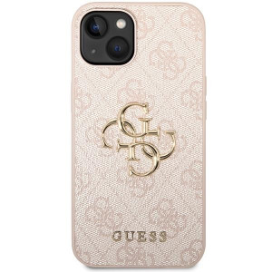 Оригинален гръб GUESS 4G Big Metal Logo - iPhone 15 розов - Img 3