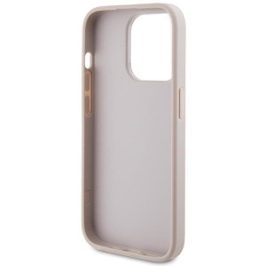 Оригинален гръб GUESS 4G Metal Gold Logo - iPhone 15 Pro розов - Img 7