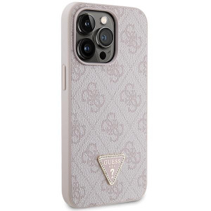 Оригинален гръб GUESS 4G Metal Logo с презрамка GUHCP13XP4TDSCPP - iPhone 13 Pro Max розов - Img 4
