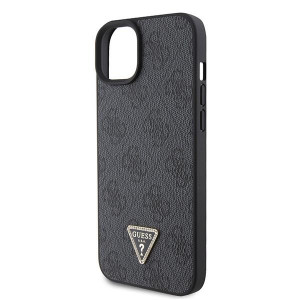 Оригинален гръб GUESS 4G Metal Logo с презрамка GUHCP15MP4TDSCPK - iPhone 15 Plus черен - Img 6