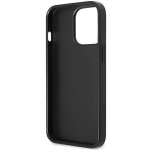 Оригинален гръб GUESS 4G Triangle Logo Cardslot GUHCP13LP4TPK - iPhone 13 Pro черен - Img 7