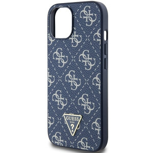 Оригинален гръб GUESS 4G Triangle Metal Logo - iPhone 15 Plus / 14 Plus син - Img 6