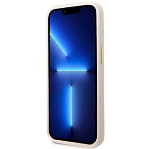 Оригинален гръб GUESS 4G Vintage Gold Logo GUHCP14MHG4SHP - iPhone 14 Plus розов - Img 5