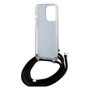 Оригинален гръб GUESS Crossbody Cord 4G Print - iPhone 15 Pro черен - Img 6