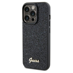 Оригинален гръб GUESS Disco Metal Script - iPhone 13 Pro черен - Img 2