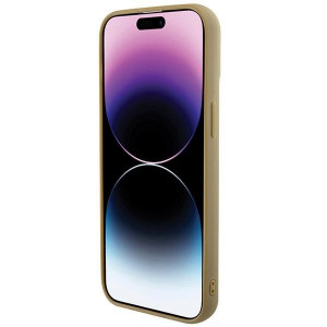 Оригинален гръб GUESS Disco Metal Script - iPhone 15 златист - Img 5