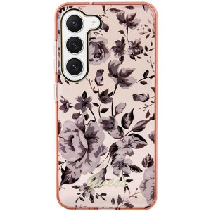 Оригинален гръб GUESS Flower GUHCS23MHCFWSP - Samsung Galaxy S23+ розов - Img 3