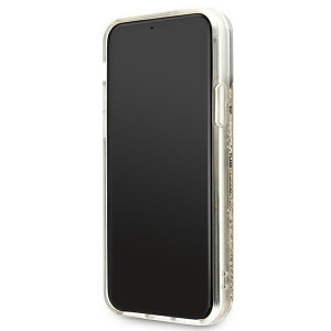 Оригинален гръб GUESS Glitter Charms GUOHCN58GLHFLGO - iPhone 11 Pro златист - Img 7