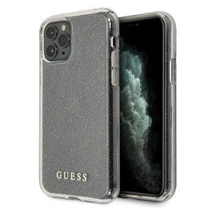Оригинален гръб GUESS Glitter GUHCN58PCGLSI - iPhone 11 Pro сребрист - Img 9