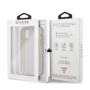 Оригинален гръб GUESS Glitter GUHCN65PCGLPI - iPhone 11 Pro Max розово злато - Img 13