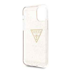 Оригинален гръб GUESS Glitter Triangle GUHCN58SGTLGO - iPhone 11 Pro златист - Img 8