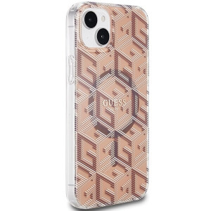 Оригинален гръб GUESS IML GCube MagSafe - iPhone 15 Plus / 14 Plus кафяв - Img 4